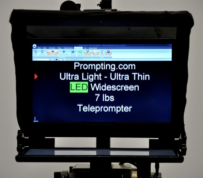 teleprompter monitor mount