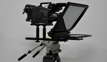 17 inch teleprompter with real glass